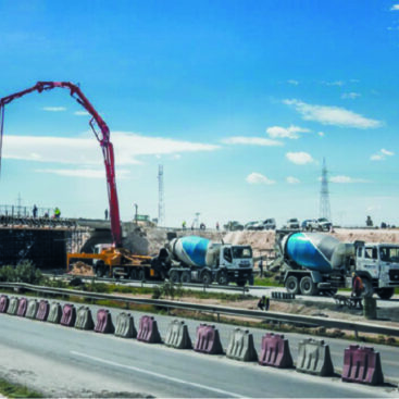 Chantier de construction en Tunisie