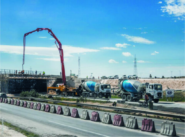 Chantier de construction en Tunisie